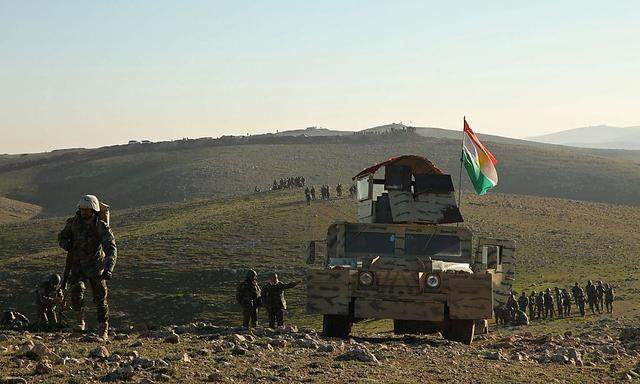 Peshmerga-Einheiten rücken bei Mosul vor