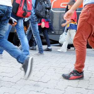 Symbolbild: Flüchtlinge am Westbahnhof