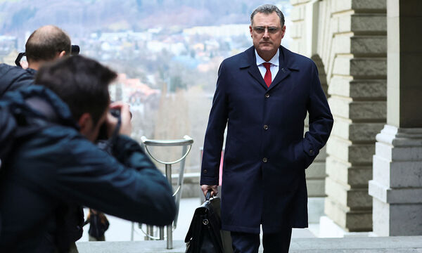 Meeting on UBS and Credit Suisse at the Swiss Finance Department, in Bern