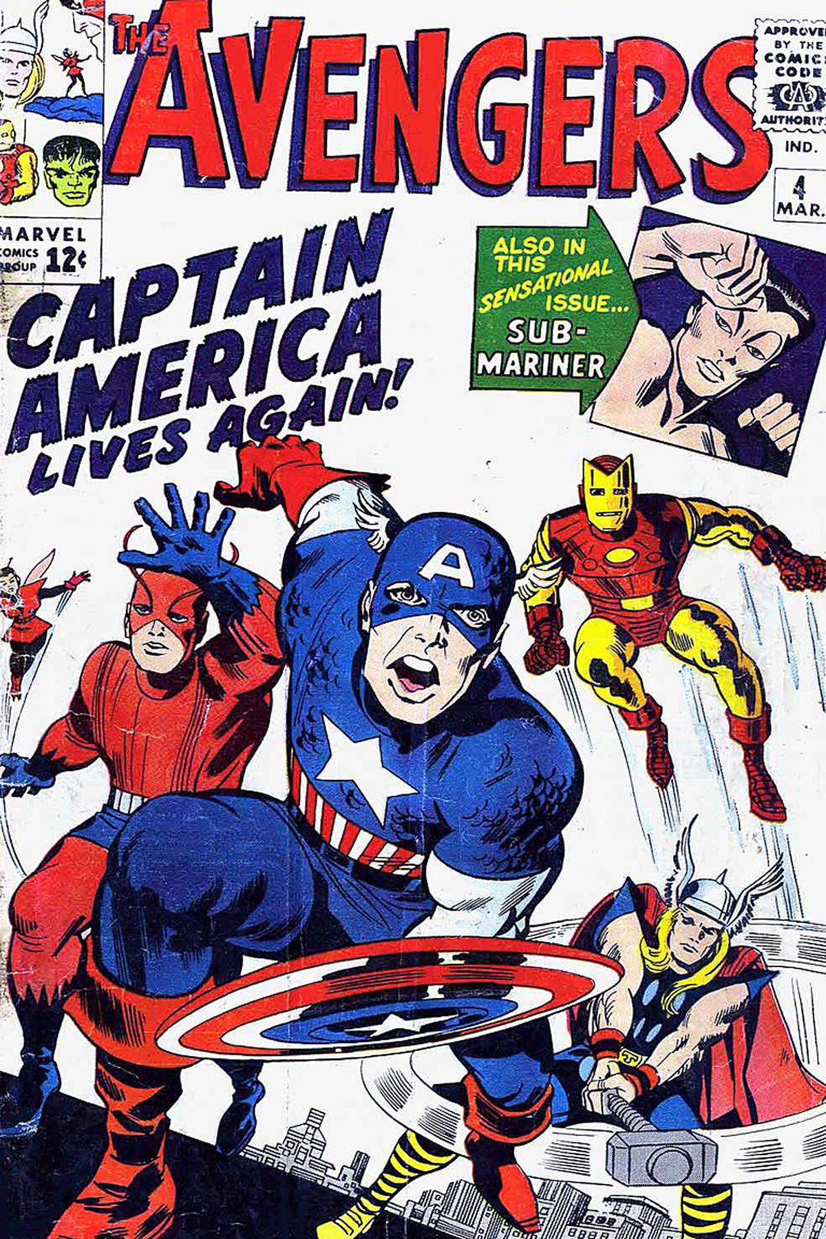 Das originäre Avengers-Team - Hulk, Iron Man, Ant Man und Thor - feierte 1963 in Comicbuchform seine Premiere. Verantwortlich dafür waren Jack Kirby und Stan Lee, der Erfinder von Spiderman. Im deutschsprachigen Raum erschienen die Comics unter dem Titel "Die Rächer".
