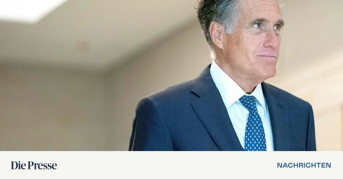 US Senator Mitt Romney, a critic of Trump, did not run for re-election