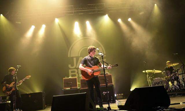 British singer Jake Bugg performs at the the Brixton Academy in London