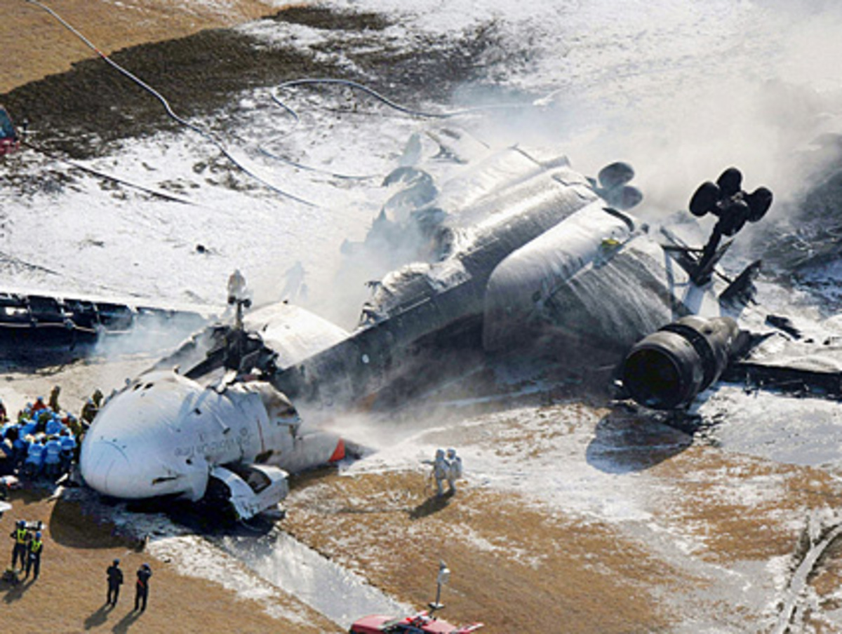 Die aus China kommende FedEx-Maschine war vom Typ MD-11.