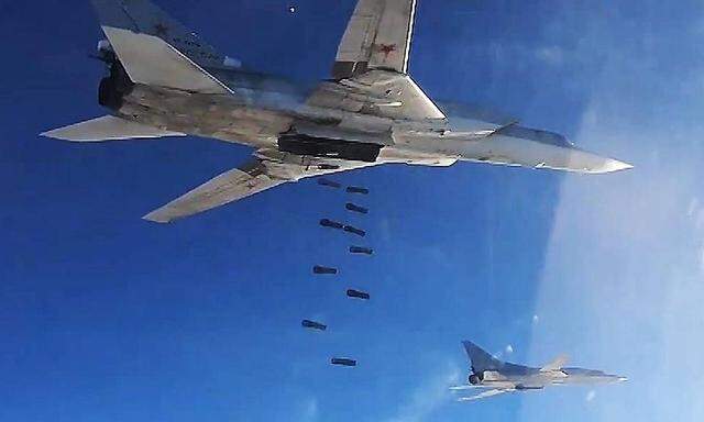 Flugzeuge der russischen Luftwaffe in Syrien