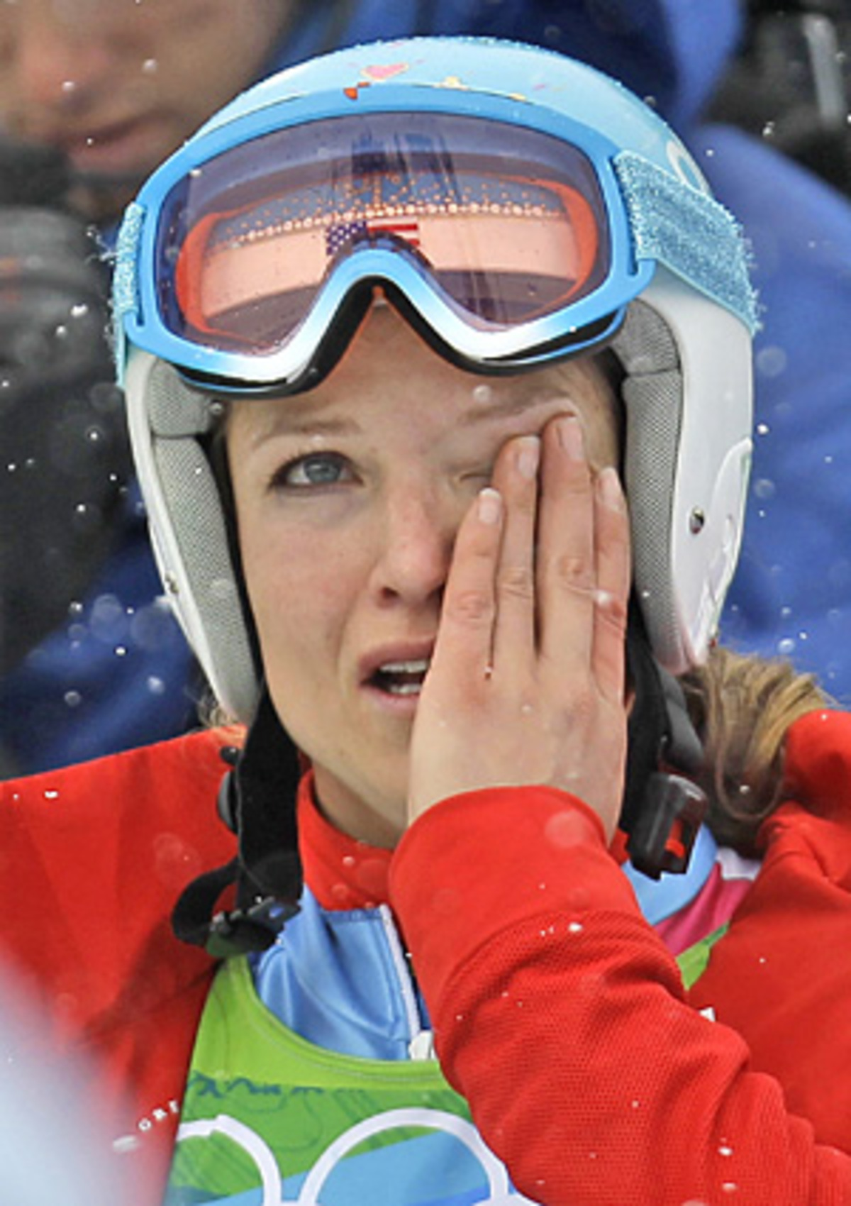 Mancuso kam mit 1,3 Sekunden Rückstand ins Ziel und war danach ob ihrer kaum noch vorhandenen Chancen auf eine erfolgreiche Titelverteidigung in Tränen aufgelöst. Am Donnerstag belegte sie letztendlich den achten Platz.