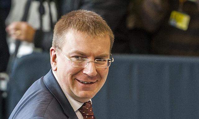 Der lettische Außenminister Edgars Rinkevics