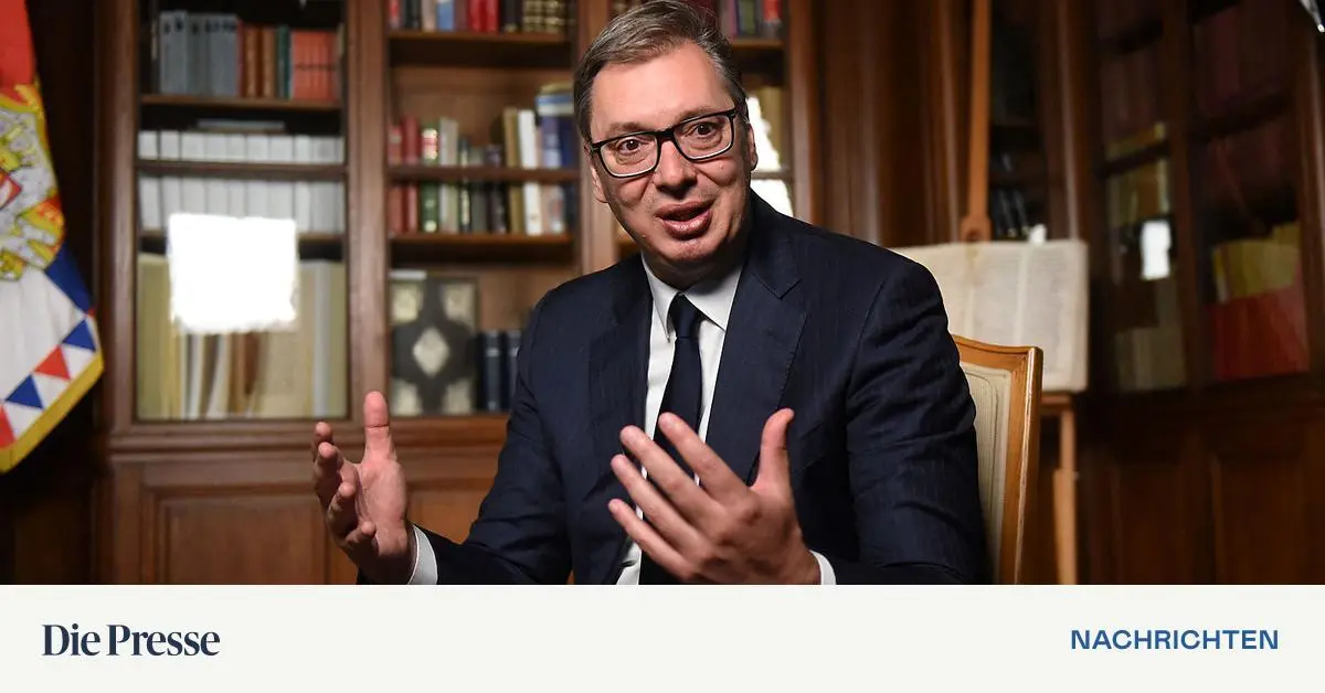 Serbischer Präsident Vučić schließt Anerkennung des Kosovo aus
