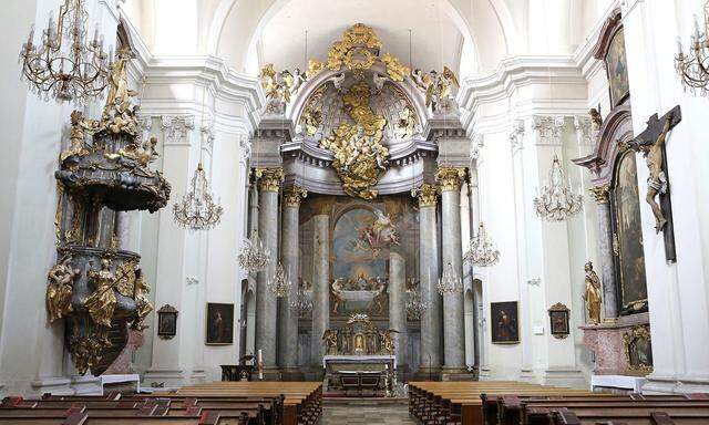 Die Augustinerkirche in Korneuburg soll gemeinsam mit dem dazugehörigen Kloster verkauft werden. Erzdiözese Wien und Stadtgemeinde können sich eine kulturelle Nutzung vorstellen.