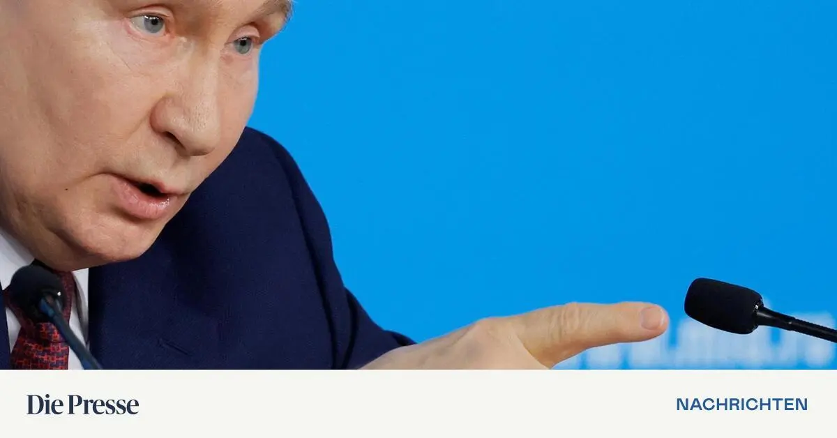 Kreml Westen Reagiert Destruktiv Auf Putins Bedingungen Für Frieden