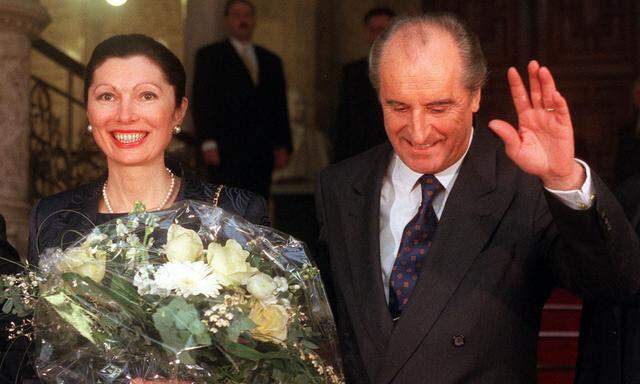 Thomas Klestil heiratete nach der Scheidung und der Wiederwahl 1998 seine Margot.