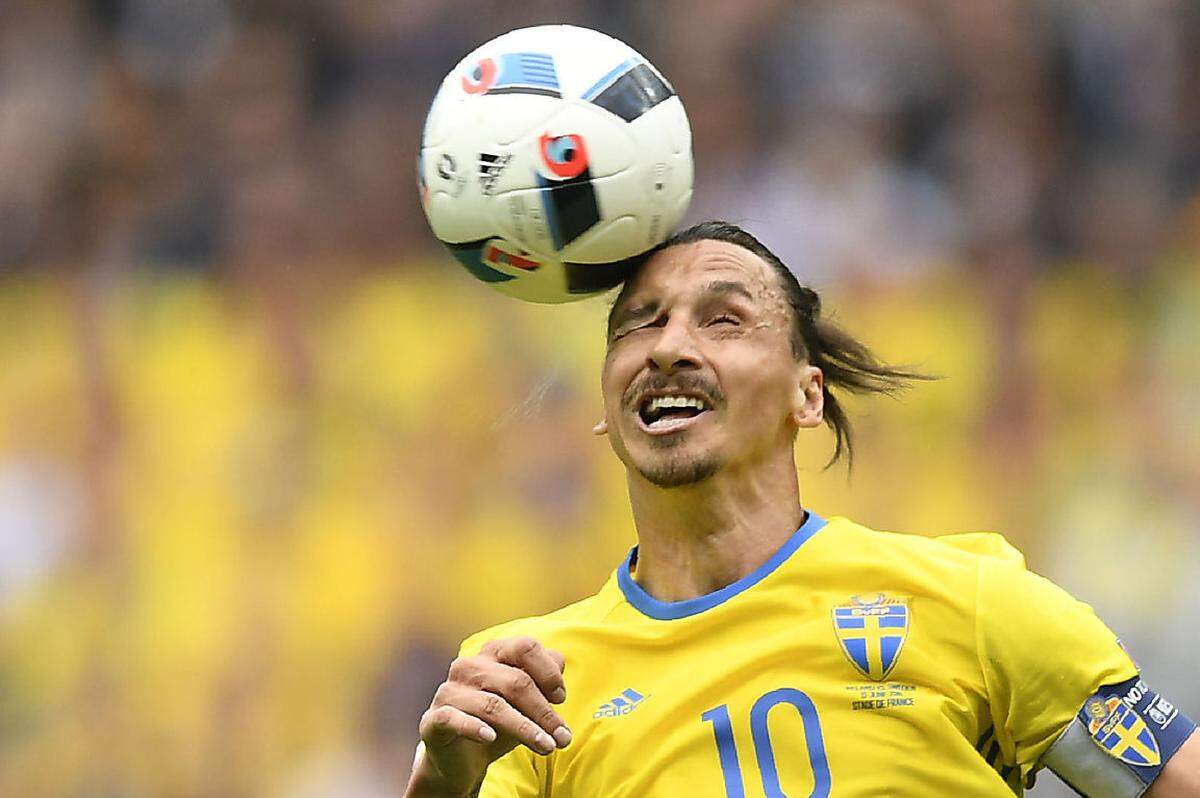 Fades Aug bei Zlatan Ibrahimovic nach Schwedens 1:1 gegen Irland.