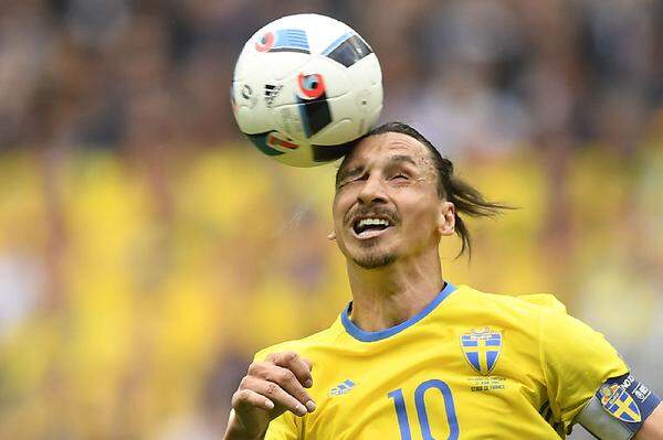 Fades Aug bei Zlatan Ibrahimovic nach Schwedens 1:1 gegen Irland.