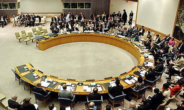 Archivbild: Ein Treffen des UN-Sicherheitsrats.