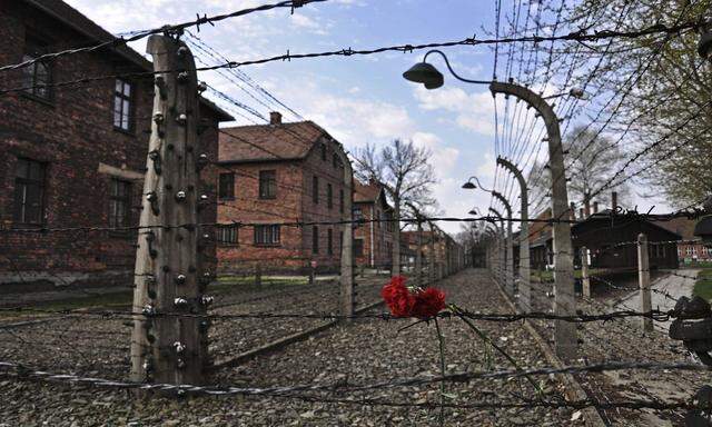 Aufnahme des früheren KZs Auschwitz