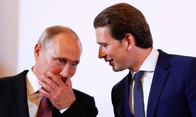 Wladimir Putin und Sebastian Kurz hatten heuer schon oft Gelegenheit, miteinander zu sprechen.
