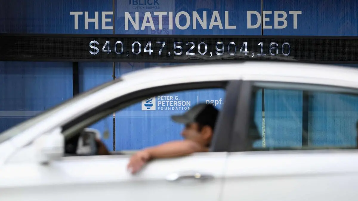 US national debt exceeds 40 trillion - | but the amount isn't the only ...