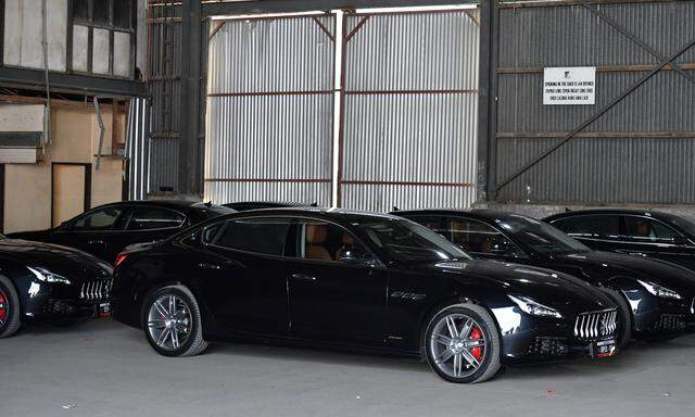 Auch eine Maserati-Flotte war beim APEC-Gipfel im Einsatz