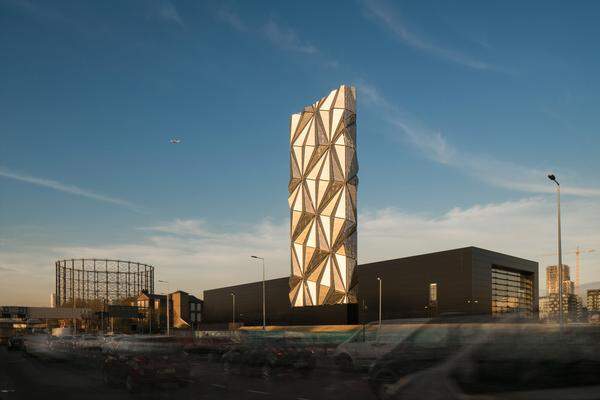 Developer: Pinnacle Power and Knight Dragon DevelopmentsArchitekt: C.F. Møller Architects, Artist Conrad Shawcross, Futurecity and Structure Workshop