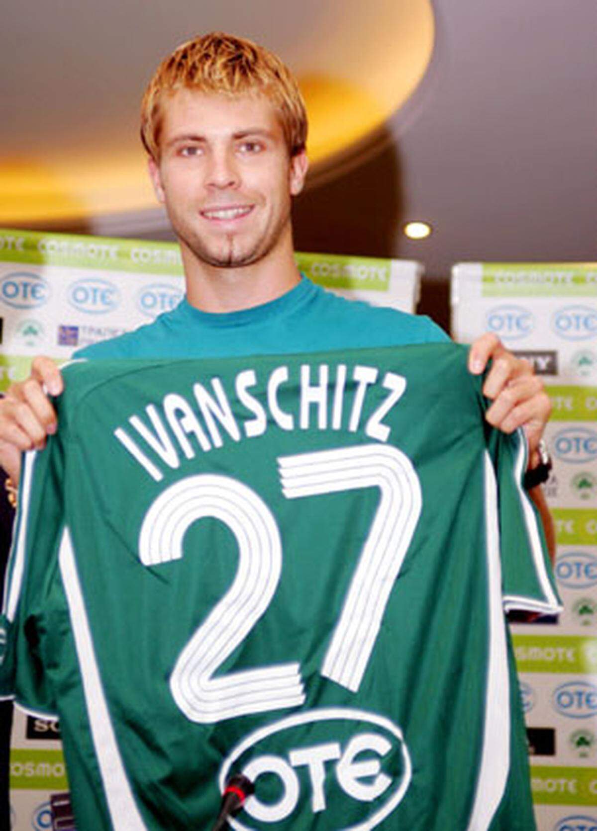 Im Sommer 2006 zog Ivanschitz wieder weiter: Er unterschrieb einen Leihvertrag bei Panathinaikos Athen.
