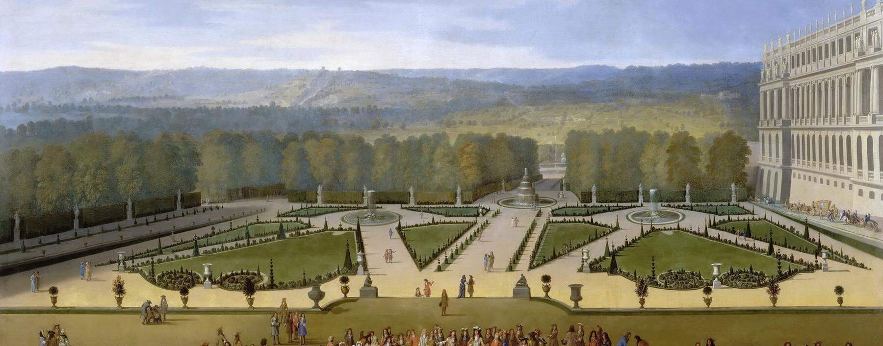 Reisende aus ganz Europa bewunderten um 1700 die Gartenanlagen von Schloss Versailles. Unter ihnen war der stets kritische österreichische Graf Harrach.