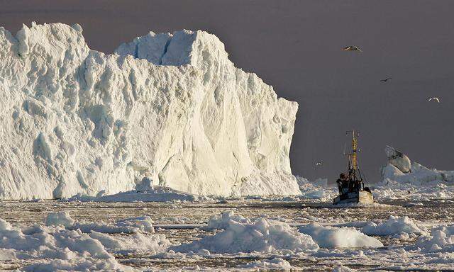 Archivbild: Eisberg an der Küste Grönlands.