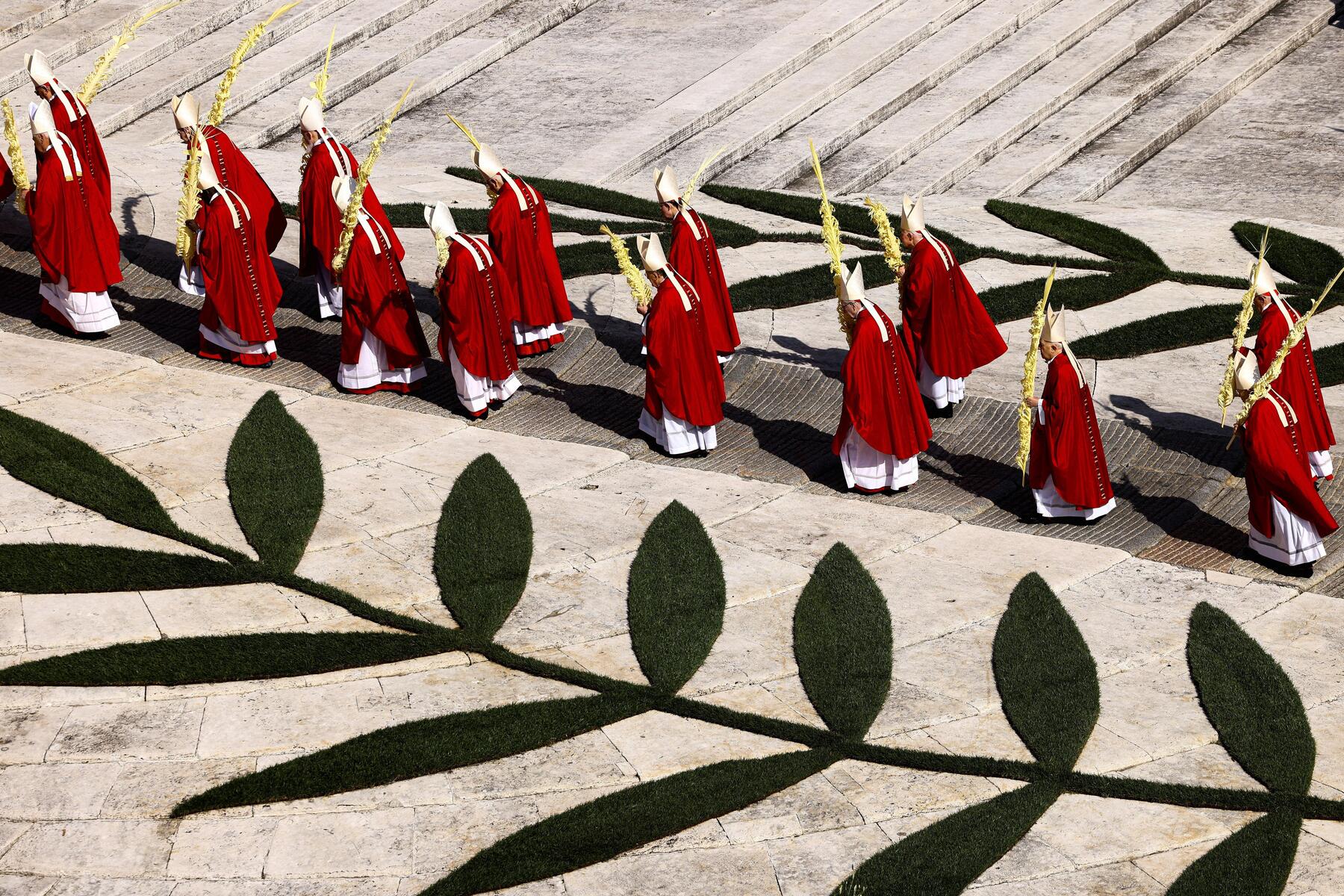 Papst eröffnet mit Palmsonntagsmesse Feierlichkeiten der Karwoche