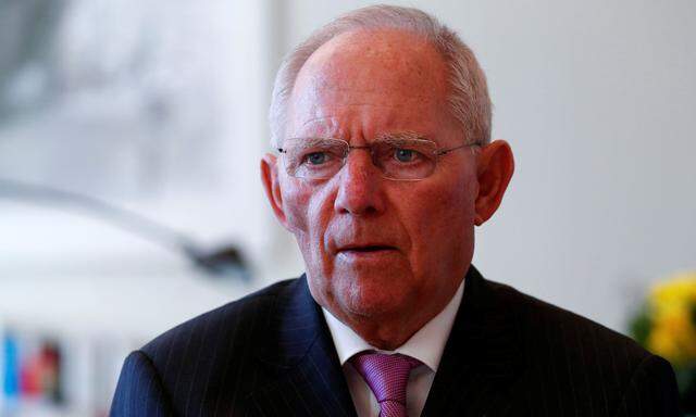 Der deutsche Finanzminister, Wolfgang Schäuble.