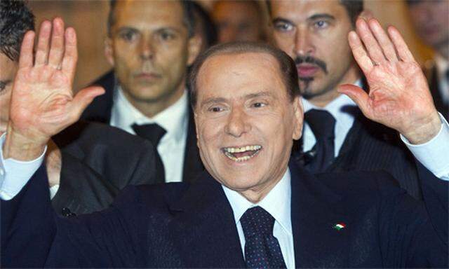 Berlusconi Verlasse politische Szene