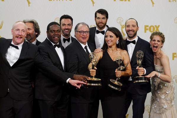 Zur "besten Comedy-Serie" wurde "Veep" (ebenfalls eine HBO-Produktion) gekürt. Die Washington-Satire gewann insgesamt fünf Emmys.