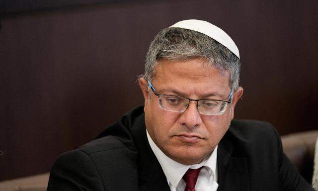 Israels rechtsextremer Sicherheitsminister Itamar Ben-Gvir. 