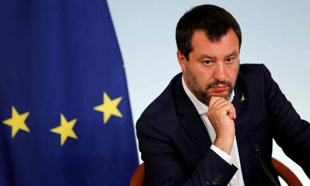 Der italienische Innenminister und Chef der rechten Regierungspartei Lega, Matteo Salvini