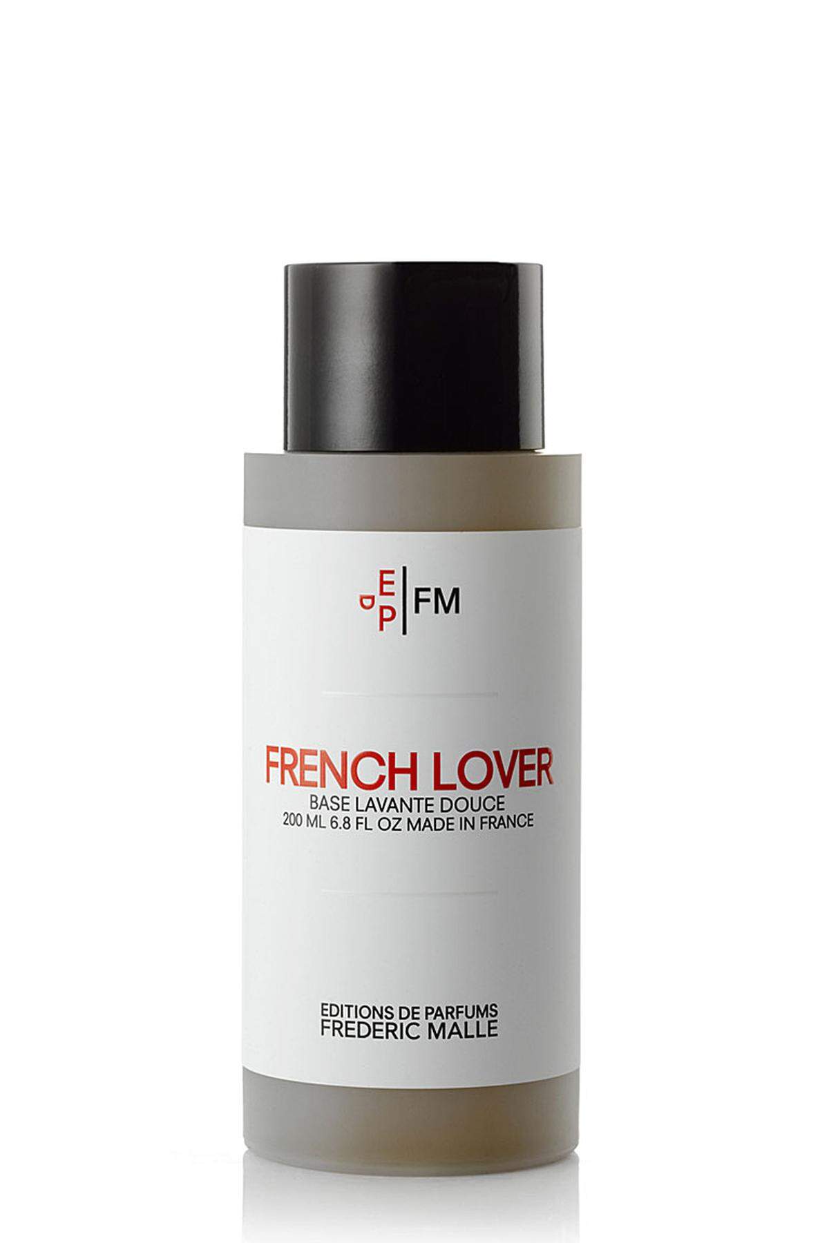 Die "Editions de Parfum" von Frédéric Malle lassen die Herzen von Parfumliebhabern höherschlagen. Das gilt auch für die Pflegelinie, etwa das Duschgel zu "French Lover" (40 Euro).
