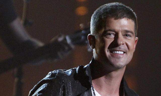 Singer Robin Thicke performs ´Get Her Back´ at the 2014 Billboard Music Awards in Las Vegas