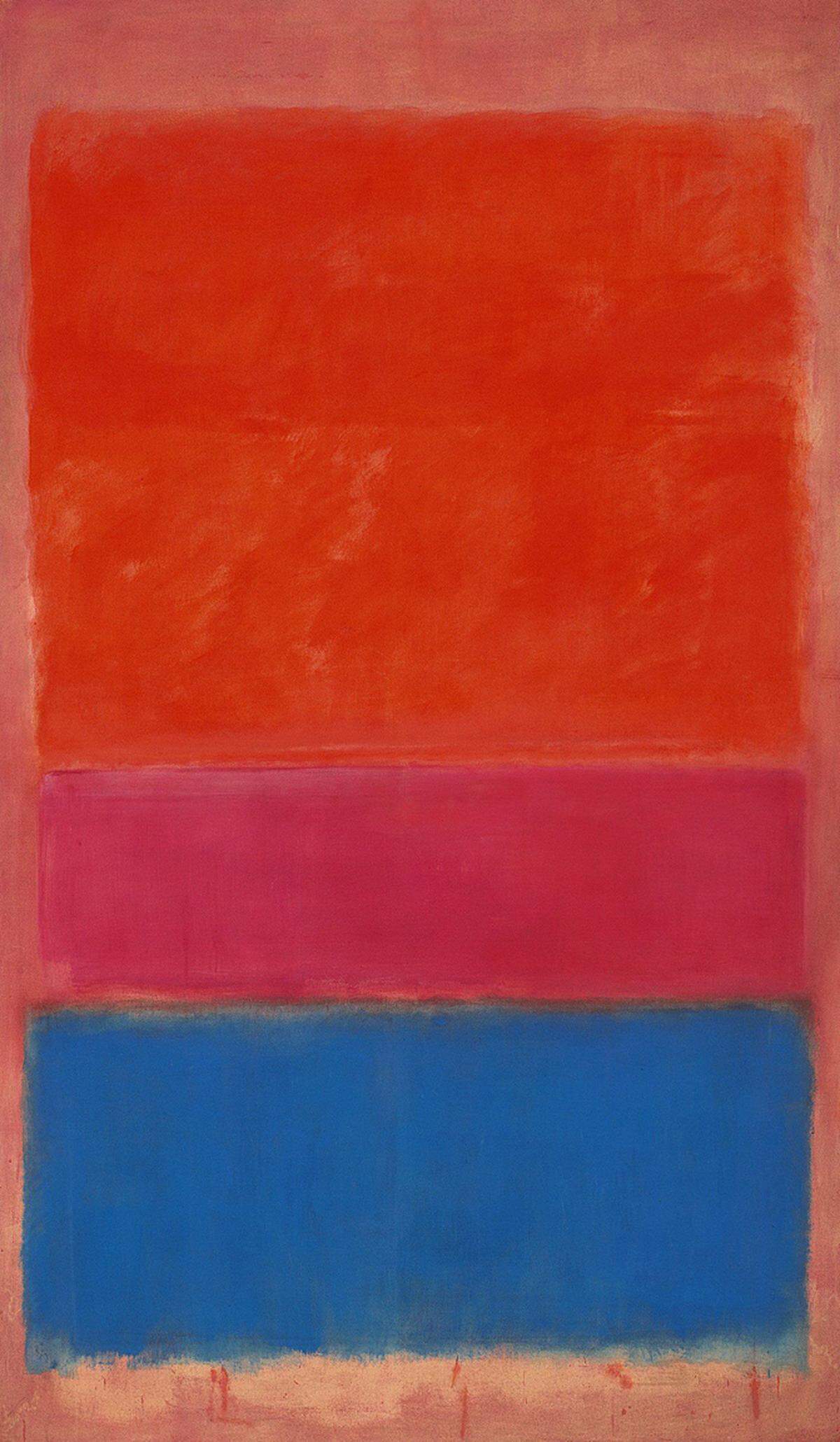 Das großformatige Bild von Mark Rothko von 1954 wurde im November 2012 für 75,1 Millionen Dollar verkauft. Geschätzt war es auf nicht mehr als 50 Millionen. An wen das Bild ging, ist nicht bekannt. Es ist das zweitteuerste Werk des abstrakten Expressionisten, der 1970 Selbstmord begangen hatte.