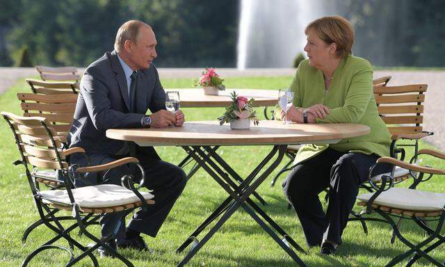 Zumindest war in Berlin beim Gespräch von Putin und Merkel das Wetter ähnlich gut wie in der Steiermark. 