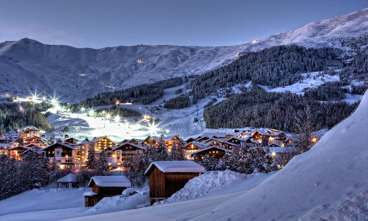 Serfaus-Fiss-Ladis bei Nacht