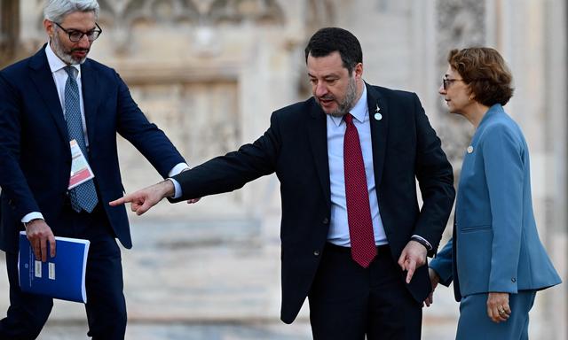 Archivbild von Italiens Vizepremier Matteo Salvini. Auch die italienische Lega will sich der von der FPÖ mitinitiierten Fraktion anschließen.