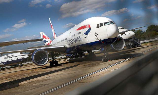 FILE PHOTO: British Airways planes are seen at the Heathrow Airport in London