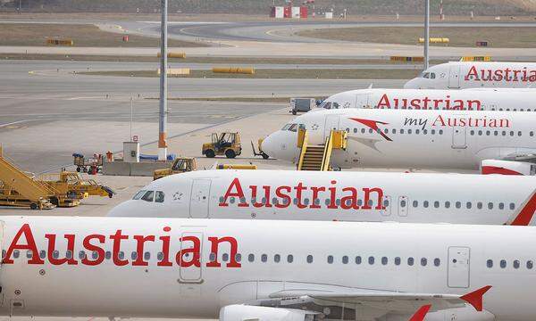 Austrian Airlines flights disrupted at Vienna International Airport in Schwechat.