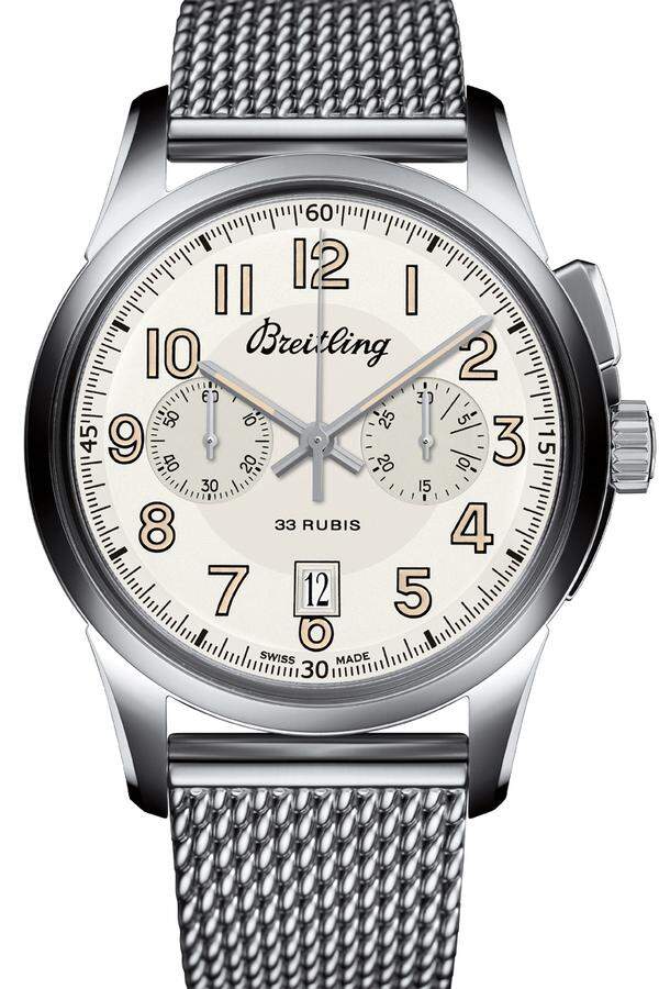Mit dem „Trans­ocean Chronograph 1915“ zollt Breitling seinem ersten Armbandchronografen aus dem Jahre 1915 Respekt. Eine perfekte Mischung aus altem und neuem Design und moderner Technik.