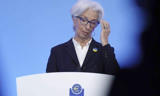 News Bilder des Tages Pressekonferenz der EZB Europaeische Zentralbank Aktuell, 10.03.2022, Frankfurt, Christine Lagarde