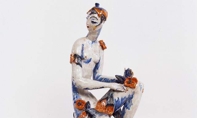 Die Künstlerin Vally Wieselthier übte mit überzeichneten Frauentypen (im Bild: die Figur „Flora“ aus der MAK-Sammlung in Wien) subtile Gesellschaftskritik.