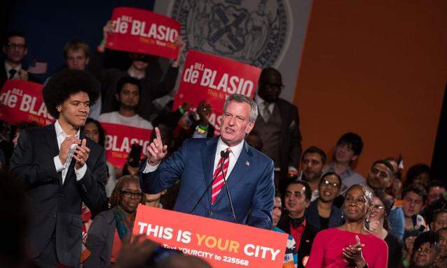 Bill de Blasio bleibt New Yorker Bürgermeister.