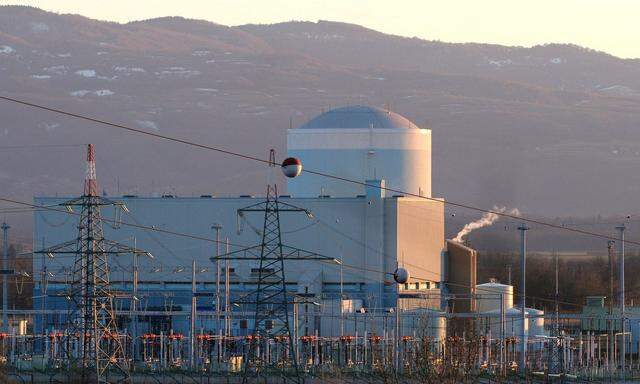 Das slowenische Atomkraftwerk, das  die Betreiber 20 Jahre länger am Netz halten  wollen.