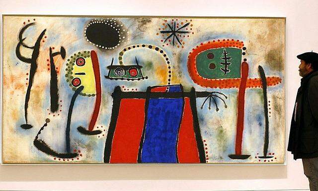 Dieses Bild von Miro hängt ohnehin im spanischen Guggenheim.