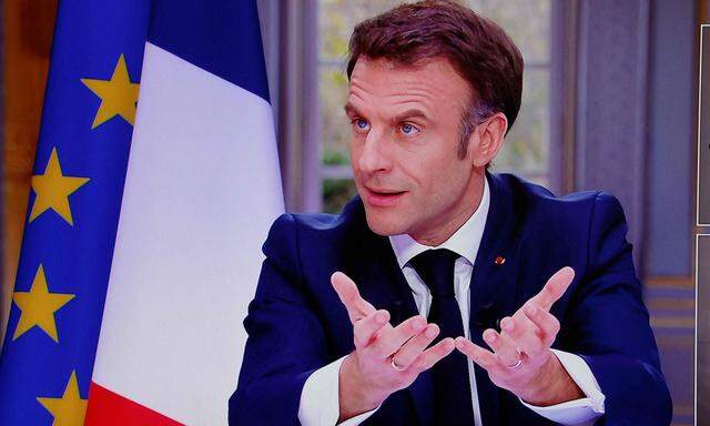Der französische Präsident äußerte sich erstmals seit Beginn der Proteste öffentlich zur umstrittenen Pensionsreform.