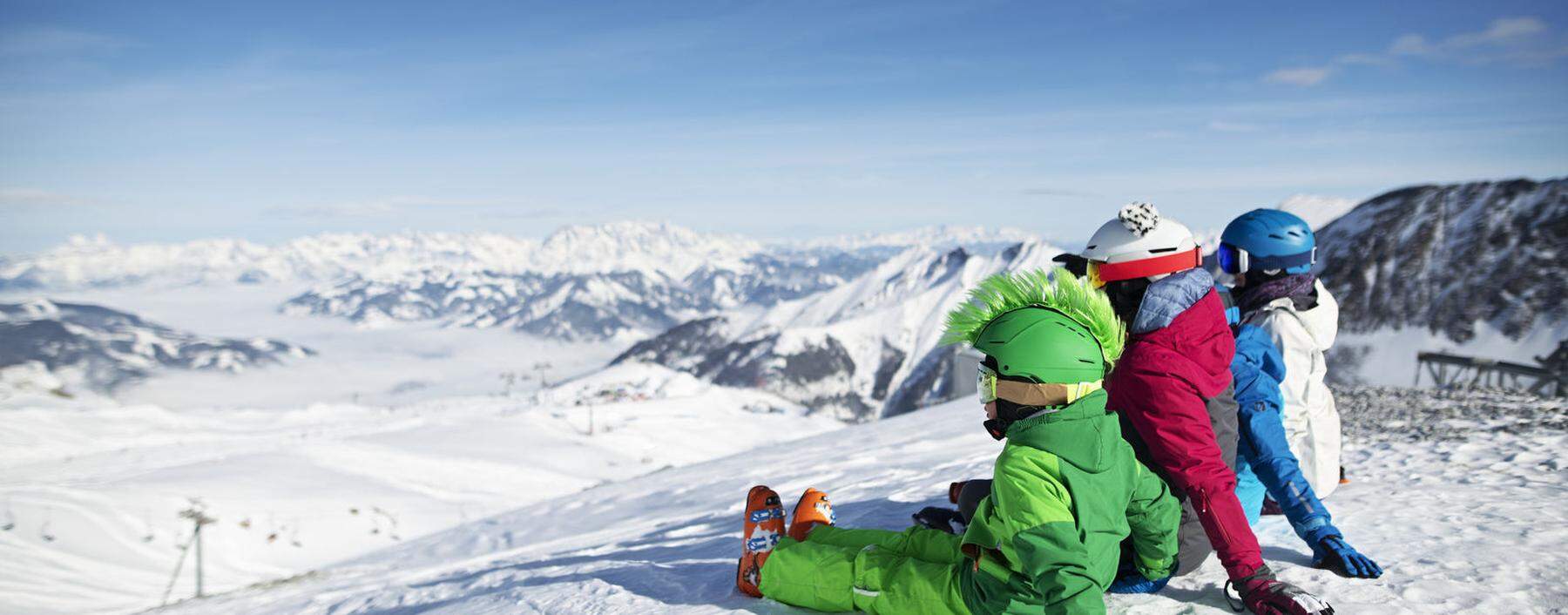 Skifahren als Auslaufmodell? Nun ja. Die Zahl der Familien auf den Pisten ist jedenfalls seit Jahren konstant.