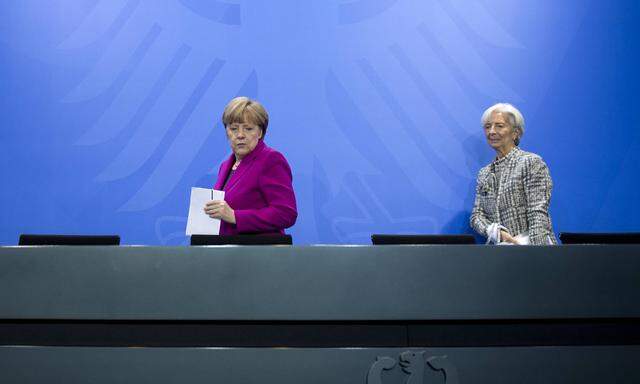 Christine Lagarde Angela Merkel Wirtschafts und Finanzorganisationen DEU Deutschland Germany B