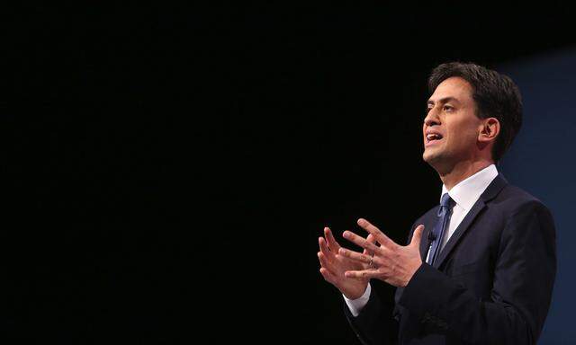 Labour Leader Ed Miliband Speaks At Opposition Party´s Annual Conference