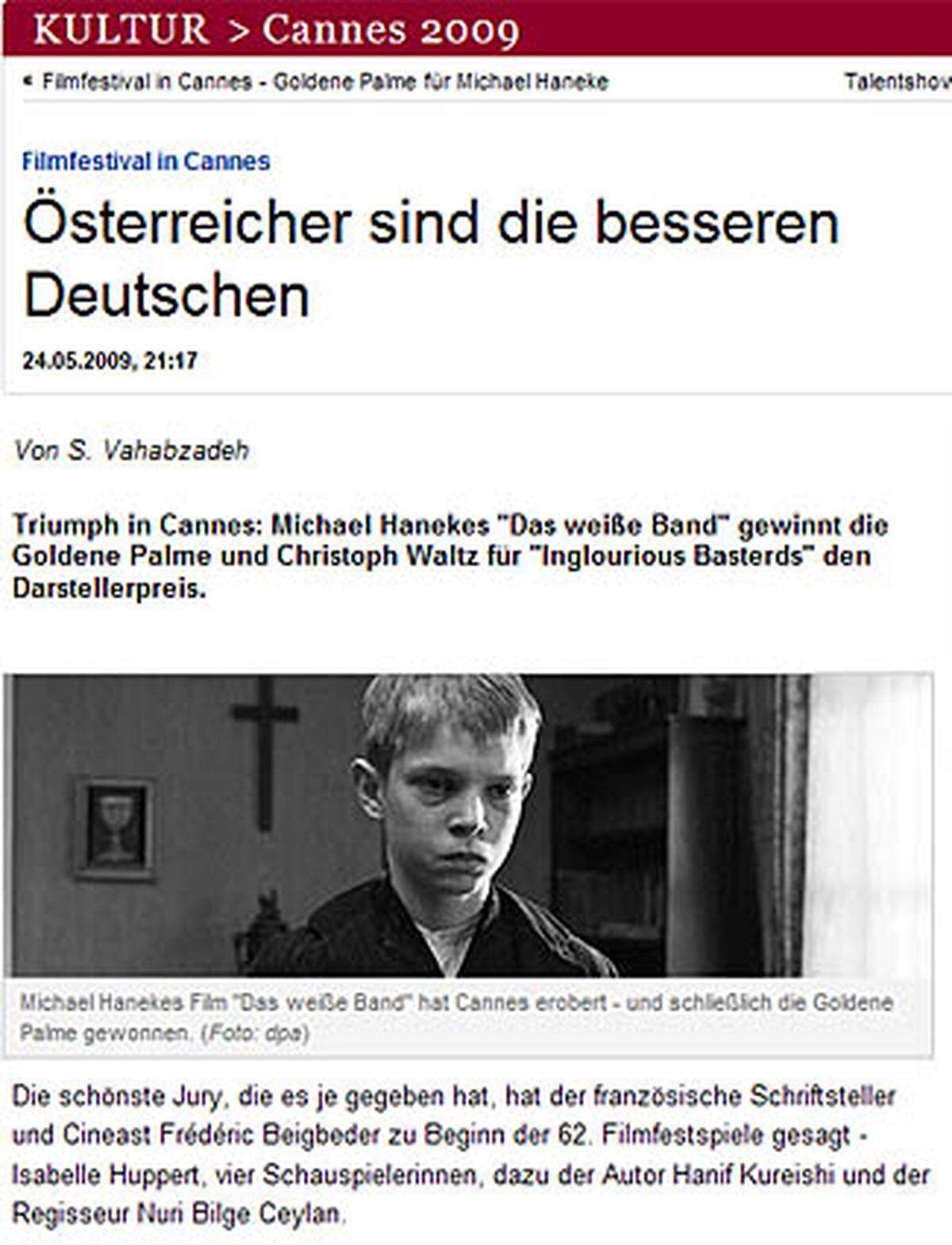 "Österreicher sind die besseren Deutschen", titelt die "Süddeutsche Zeitung".